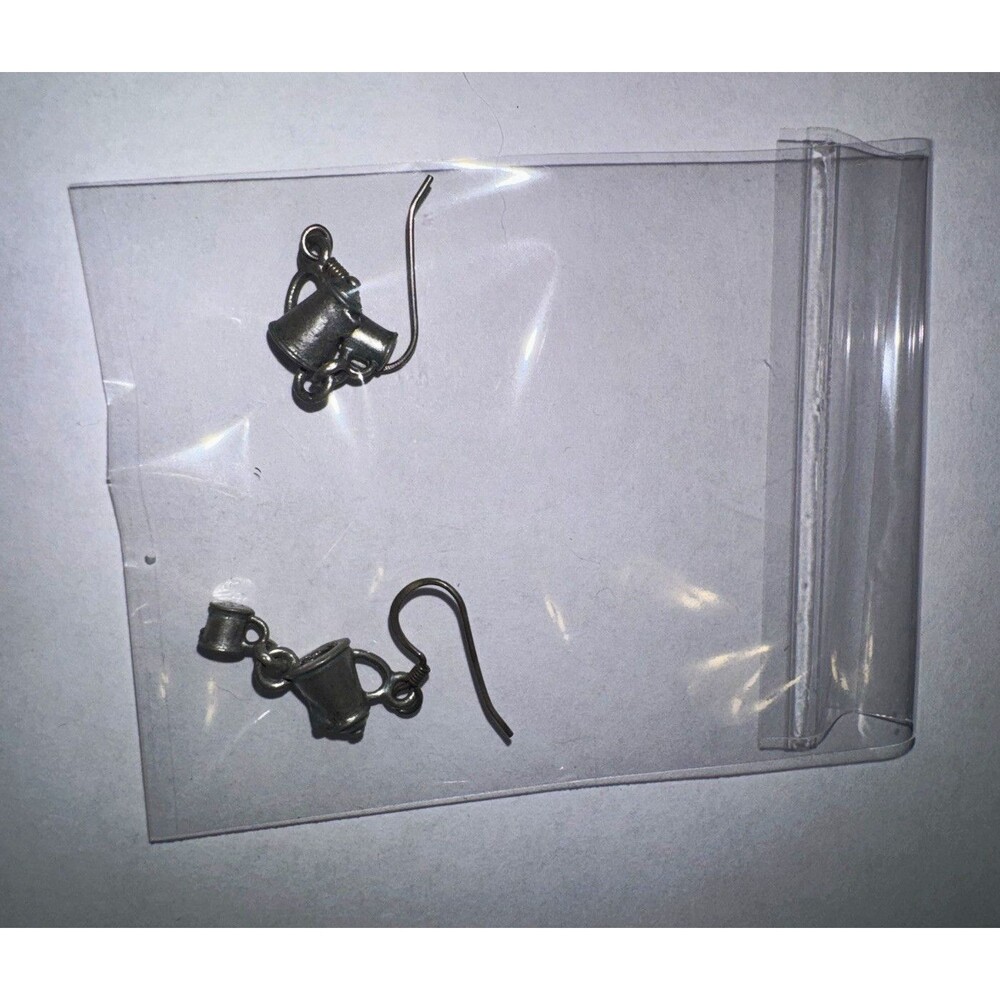 Silver Tone Metal French Earwire Earring Hooks with Clip-On Findings